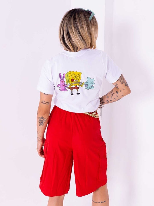 Tshirt bob esponja gimnasio