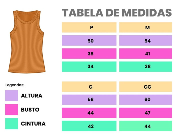 musculosas acanaladas(varios colores)